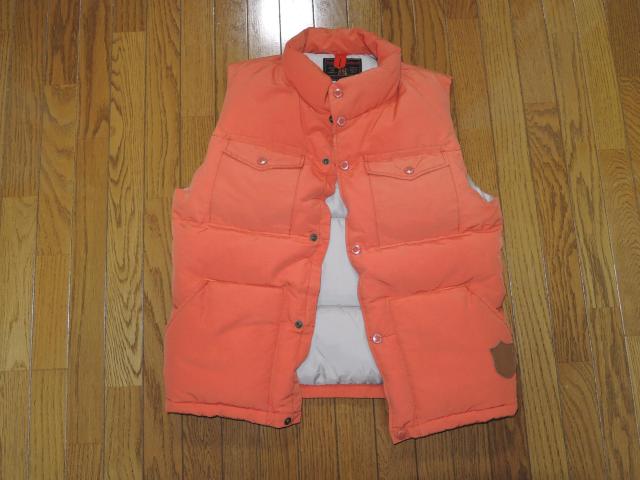 HYSTERIC GLAMOUR ヒステリックグラマー PRIMALOFT ダウン ベスト M オレンジ プリマロフト DOWN < ブランド HYSTERIC GLAMOUR ヒステリックグラマー PRIMALOFT ダウン ベスト M オレンジ プリマロフト DOWN < ブランドの