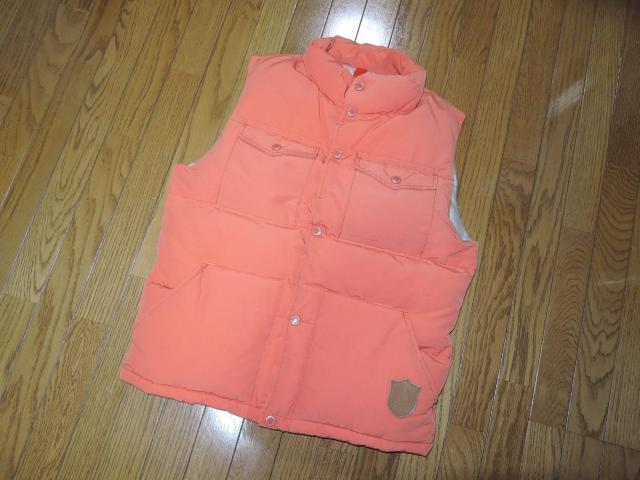 HYSTERIC GLAMOUR ヒステリックグラマー PRIMALOFT ダウン ベスト M オレンジ プリマロフト DOWN < ブランド HYSTERIC GLAMOUR ヒステリックグラマー PRIMALOFT ダウン ベスト M オレンジ プリマロフト DOWN < ブランドの