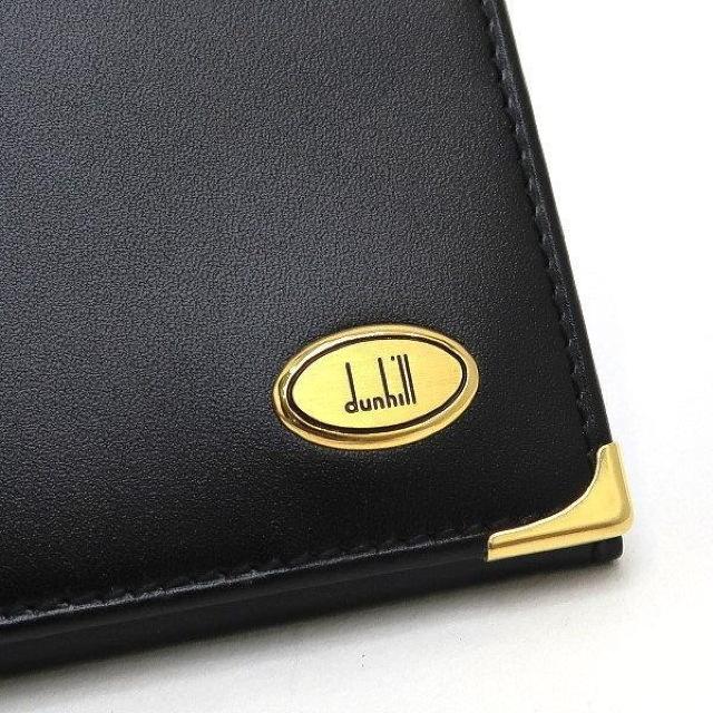 ◆ 本物 新品同様 ◆ ダンヒル 長財布 小銭入れ付き レザー ブラック 黒 2つ折り 財布 保存袋 箱 人気 WM1390A < ブランド ◆ 本物 新品同様 ◆ ダンヒル 長財布 小銭入れ付き レザー ブラック 黒 2つ折り 財布 保存袋 箱 人気 WM1390A < ブランドの