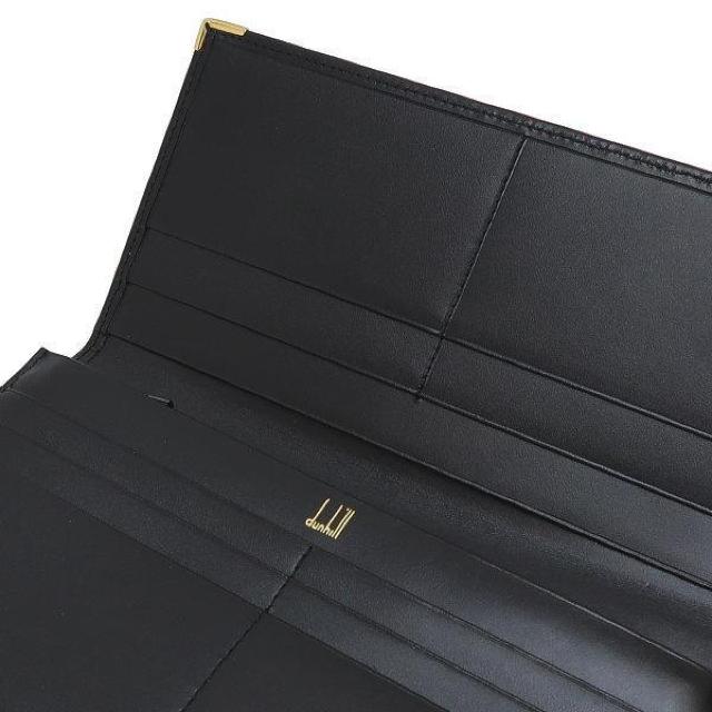 ◆ 本物 新品同様 ◆ ダンヒル 長財布 小銭入れ付き レザー ブラック 黒 2つ折り 財布 保存袋 箱 人気 WM1390A < ブランド ◆ 本物 新品同様 ◆ ダンヒル 長財布 小銭入れ付き レザー ブラック 黒 2つ折り 財布 保存袋 箱 人気 WM1390A < ブランドの