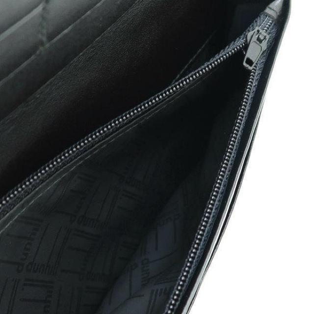 ◆ 本物 新品同様 ◆ ダンヒル 長財布 小銭入れ付き レザー ブラック 黒 2つ折り 財布 保存袋 箱 人気 WM1390A < ブランド ◆ 本物 新品同様 ◆ ダンヒル 長財布 小銭入れ付き レザー ブラック 黒 2つ折り 財布 保存袋 箱 人気 WM1390A < ブランドの