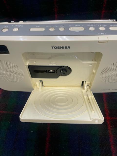 東芝 CDラジオ CUTEBEAT TY-CR20 TOSHIBA FM AM CD ホワイト < 家電/AV 東芝 CDラジオ CUTEBEAT TY-CR20 TOSHIBA FM AM CD ホワイト < 家電/AVの