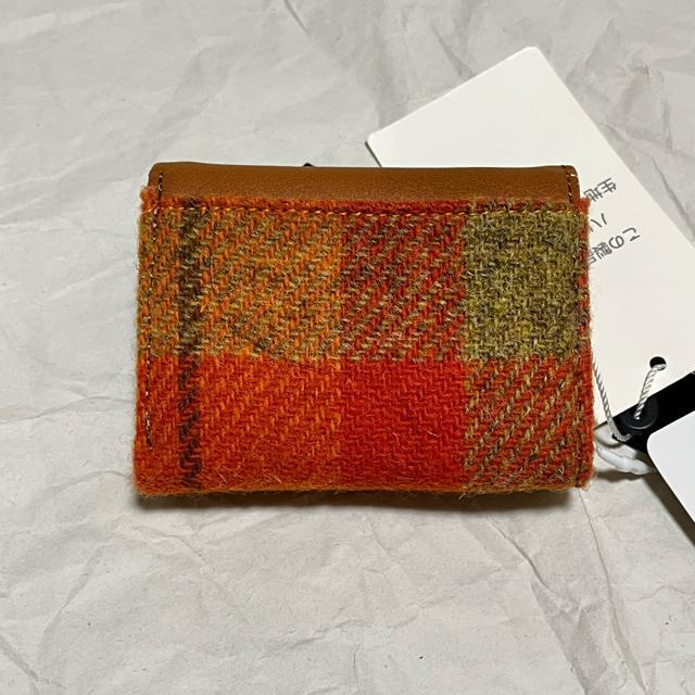 【未使用・訳あり】【ハリスツイード】 三つ折り財布 コンパクト チェック柄 < ブランド 【未使用・訳あり】【ハリスツイード】 三つ折り財布 コンパクト チェック柄 < ブランドの