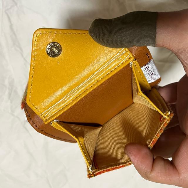 【未使用・訳あり】【ハリスツイード】 三つ折り財布 コンパクト チェック柄 < ブランド 【未使用・訳あり】【ハリスツイード】 三つ折り財布 コンパクト チェック柄 < ブランドの