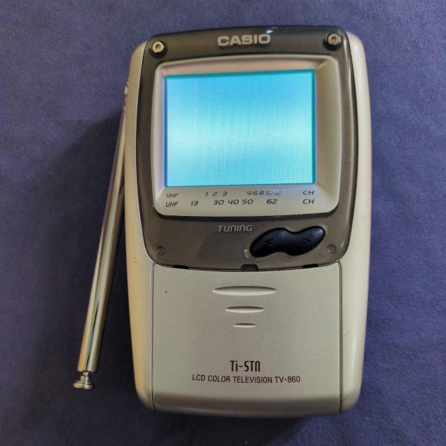 casio /LCD �J���[�e���r�W���� TV-860 �� �Ɠd/AV�� 