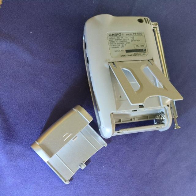 casio /LCD �J���[�e���r�W���� TV-860 �� �Ɠd/AV�� 