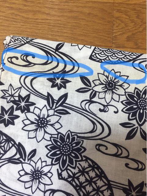 975.和柄綿生地☆紺×白☆難あり < ペット/手芸/園芸  975.和柄綿生地☆紺×白☆難あり < ペット/手芸/園芸の