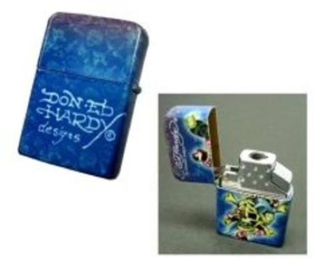 【エドハーディー】〈スカル Death or Glory 〉ターボガスライター ケース付 < ブランド 【エドハーディー】〈スカル Death or Glory 〉ターボガスライター ケース付 < ブランドの