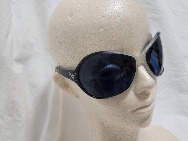 正規レア エンポリオアルマーニ イーグルロゴ レイヤードグラデーション サングラス シェル白〜青 リフレクションビッグフルフレーム < ブランド  正規レア エンポリオアルマーニ イーグルロゴ レイヤードグラデーション サングラス シェル白〜青 リフレクションビッグフルフレーム < ブランドの