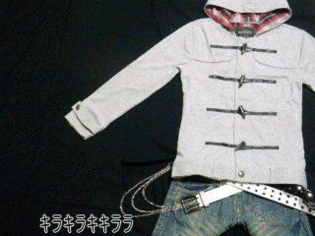 ●スタイリッシュ.キレカジ★フード裏チェック柄・ショート・ダッフルジャケット<グレーM> < 男性ファッション ●スタイリッシュ.キレカジ★フード裏チェック柄・ショート・ダッフルジャケット<グレーM> < 男性ファッションの