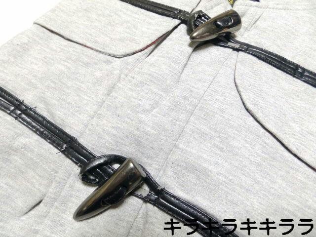 ●スタイリッシュ.キレカジ★フード裏チェック柄・ショート・ダッフルジャケット<グレーM> < 男性ファッション ●スタイリッシュ.キレカジ★フード裏チェック柄・ショート・ダッフルジャケット<グレーM> < 男性ファッションの