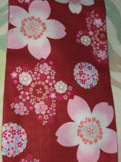 ★新柄赤×桜だより和柄リコーダー入巾着袋 < キッズ/ベビー  ★新柄赤×桜だより和柄リコーダー入巾着袋 < キッズ/ベビーの