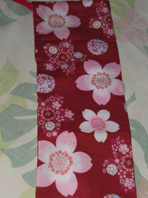 ★新柄赤×桜だより和柄リコーダー入巾着袋 < キッズ/ベビー  ★新柄赤×桜だより和柄リコーダー入巾着袋 < キッズ/ベビーの