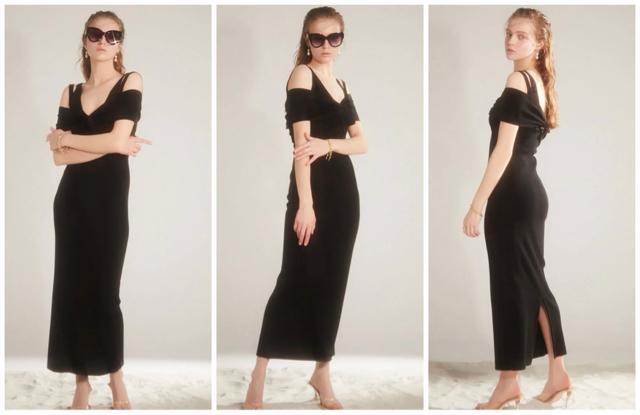 eimyistoiretwintwistオフショルニットワンピースエイミーイストワールBLACK黒 < 女性ファッション eimyistoiretwintwistオフショルニットワンピースエイミーイストワールBLACK黒 < 女性ファッションの