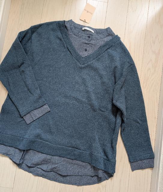 LL★Nouvelle vie★重ね着風トップス★新品★送料無料 < 女性ファッション LL★Nouvelle vie★重ね着風トップス★新品★送料無料 < 女性ファッションの