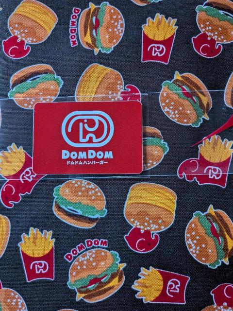 ドムドムハンバーガー オックス生地 約108cm×50cm < ペット/手芸/園芸 ドムドムハンバーガー オックス生地 約108cm×50cm < ペット/手芸/園芸の