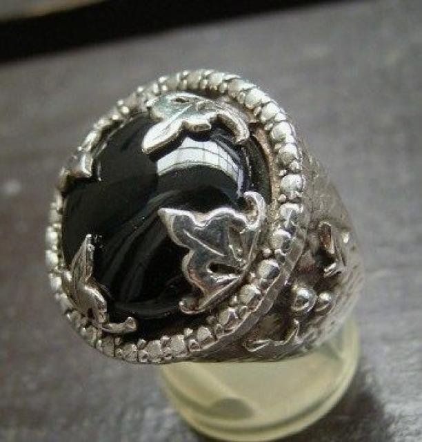 ☆即決☆17号オニキスシルバーリング < 男性アクセサリー/時計  ☆即決☆17号オニキスシルバーリング < 男性アクセサリー/時計の