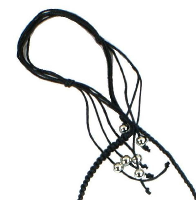 編みひもボールネックレス カジュアル 紐 モード 韓国ファッション デザインネックレス おしゃれ シルバー < 女性アクセサリー/時計  編みひもボールネックレス カジュアル 紐 モード 韓国ファッション デザインネックレス おしゃれ シルバー < 女性アクセサリー/時計の