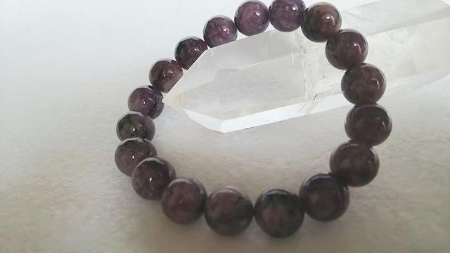 ☆handmade天然石ブレス☆チャロアイトAA☆ < 女性アクセサリー/時計  ☆handmade天然石ブレス☆チャロアイトAA☆  < 女性アクセサリー/時計の