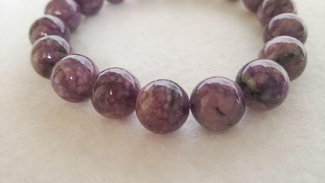 ☆handmade天然石ブレス☆チャロアイトAA☆ < 女性アクセサリー/時計  ☆handmade天然石ブレス☆チャロアイトAA☆ < 女性アクセサリー/時計の