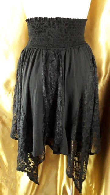 ★CRYX★編み上げ&レースアシンメトリースカート★黒★ < 女性ファッション ★CRYX★編み上げ&レースアシンメトリースカート★黒★ < 女性ファッションの