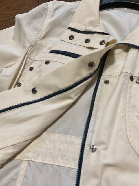 【サイズ11】ROSACE◆春夏薄手◆オフ白スタイリッシュブルゾン < 女性ファッション  【サイズ11】ROSACE◆春夏薄手◆オフ白スタイリッシュブルゾン < 女性ファッションの