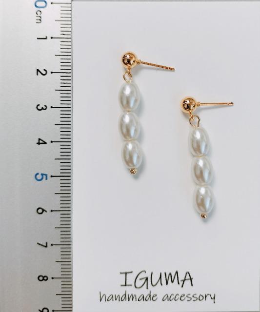 ハンドメイドピアス イヤリング パール < 女性ファッション  ハンドメイドピアス イヤリング パール < 女性ファッションの