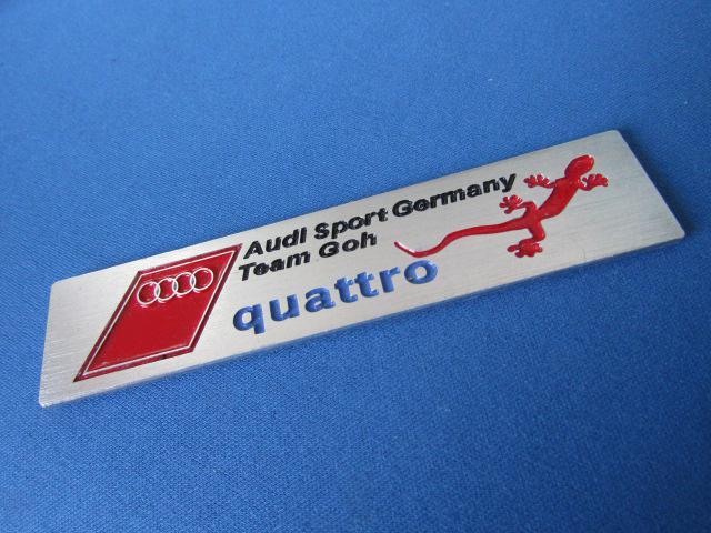 ●Audi アウディsport Team quattroアルミ着色B エンブレム 新品未開封品! < 自動車/バイク ●Audi アウディsport Team quattroアルミ着色B エンブレム 新品未開封品! < 自動車/バイク