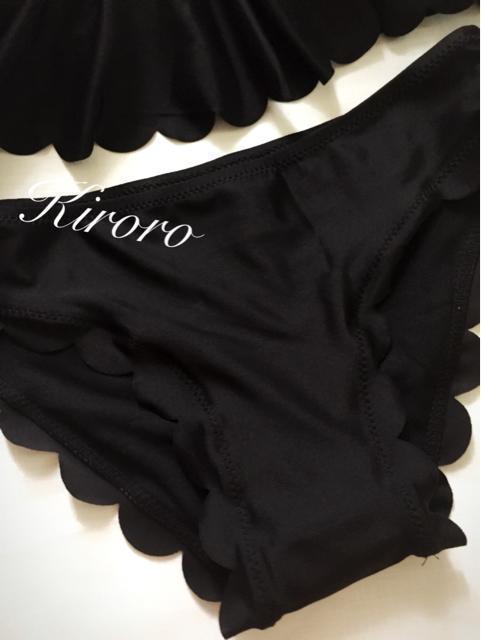 スカラップビキニ 水着 ブラ パンツ セット < 女性ファッション スカラップビキニ 水着 ブラ パンツ セット < 女性ファッションの