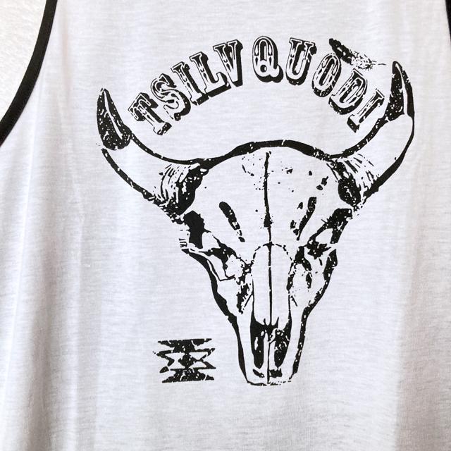 Anouk カウプリント ゆったり タンクトップ  F 古着 Y2K サブカル N2m < 女性ファッション  Anouk カウプリント ゆったり タンクトップ  F 古着 Y2K サブカル N2m < 女性ファッションの