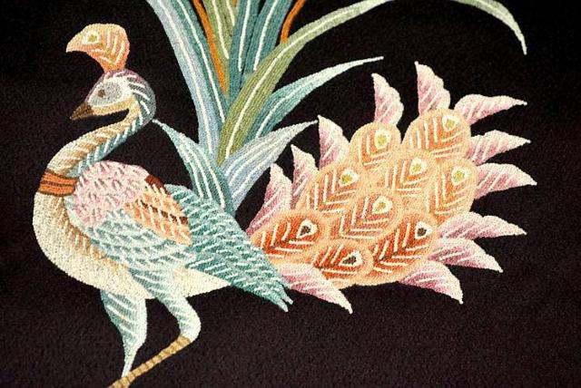 【最高峰】【未使用品】至宝の逸品 総相良刺繍 孔雀花文 1つ紋 重ね衿付き 訪問着 身丈161cm 裄丈64cm T3343 < 女性ファッション  【最高峰】【未使用品】至宝の逸品 総相良刺繍 孔雀花文 1つ紋 重ね衿付き 訪問着 身丈161cm 裄丈64cm T3343 < 女性ファッションの