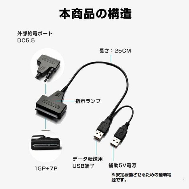 SATA USB ϊP[u n[hfBXN[_[ Othdd usb 2.5 3.5C`SSD HDD sata USB  PC{/Ӌ@ 