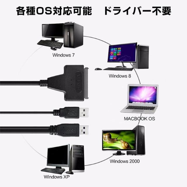 SATA USB ϊP[u n[hfBXN[_[ Othdd usb 2.5 3.5C`SSD HDD sata USB  PC{/Ӌ@ 