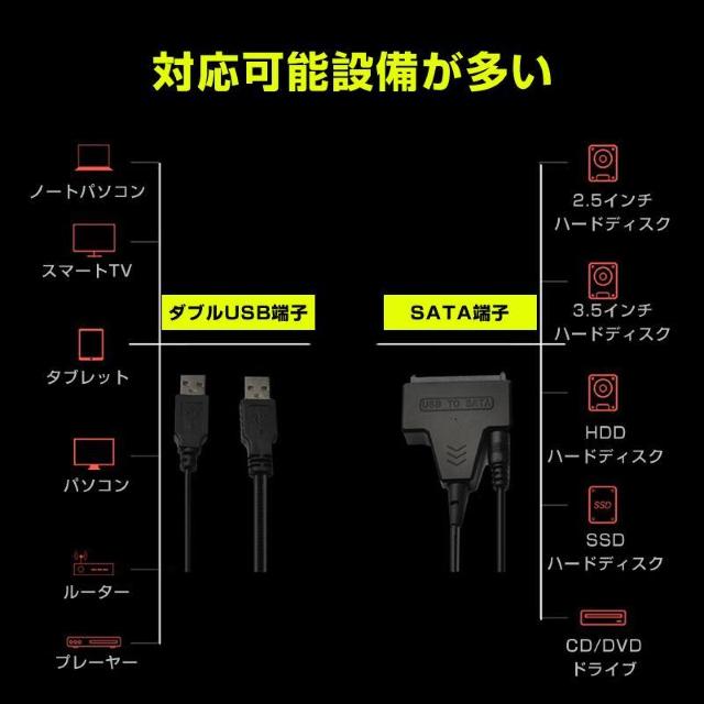 SATA USB ϊP[u n[hfBXN[_[ Othdd usb 2.5 3.5C`SSD HDD sata USB  PC{/Ӌ@ 