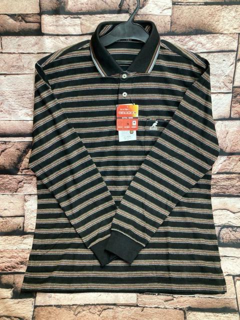 送料無料!滑らかで暖かい!【KANGOL】EXTRA COMFORT メンズ吸湿発熱ポロシャツAボーダー柄(画像から)1枚 < 男性ファッション  送料無料!滑らかで暖かい!【KANGOL】EXTRA COMFORT メンズ吸湿発熱ポロシャツAボーダー柄(画像から)1枚 < 男性ファッションの