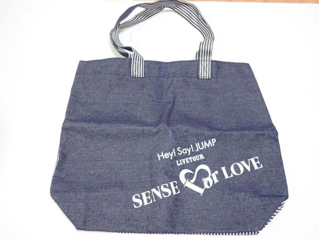 Hey! Say! JUMP LIVE TOUR SENSE or LOVE トートバッグ < タレントグッズ  Hey! Say! JUMP LIVE TOUR SENSE or LOVE トートバッグ  < タレントグッズの