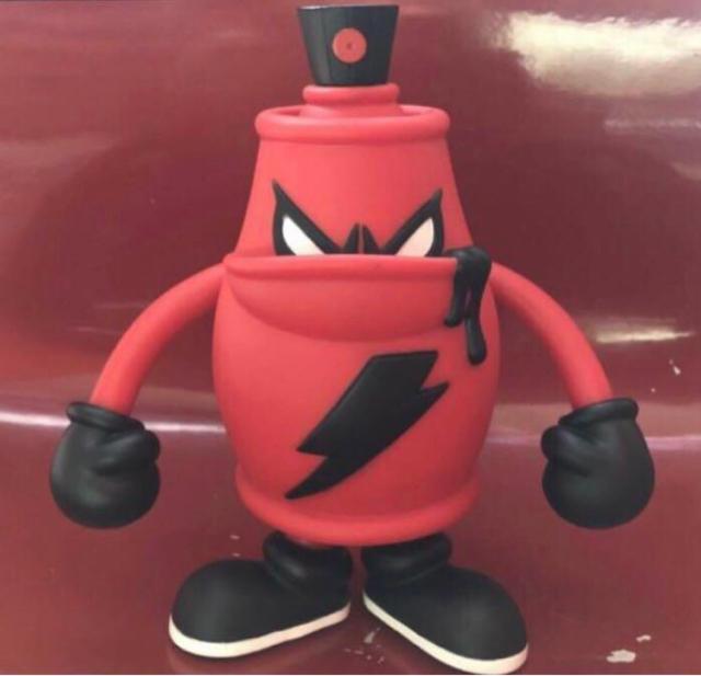 《RAY》スプレー缶 フィギュア スパンキー spray HEADLOCKSTUDIO ワンダフルマン ART デザイナーズトイ < ホビー  《RAY》スプレー缶 フィギュア スパンキー spray HEADLOCKSTUDIO ワンダフルマン ART デザイナーズトイ < ホビーの