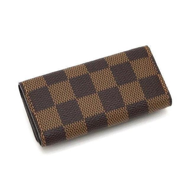 ◆ 本物 美品 ◆ LV ルイヴィトン ダミエ ミュルティクレ4 キーケース 4連キーケース 4連 保存袋 箱 N62631 < ブランド  ◆ 本物 美品 ◆ LV ルイヴィトン ダミエ ミュルティクレ4 キーケース 4連キーケース 4連 保存袋 箱 N62631 < ブランドの