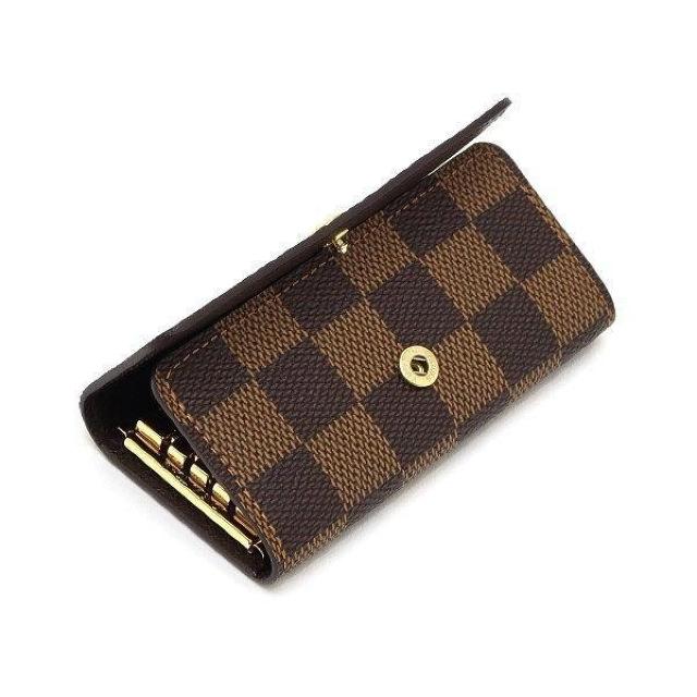 ◆ 本物 美品 ◆ LV ルイヴィトン ダミエ ミュルティクレ4 キーケース 4連キーケース 4連 保存袋 箱 N62631 < ブランド  ◆ 本物 美品 ◆ LV ルイヴィトン ダミエ ミュルティクレ4 キーケース 4連キーケース 4連 保存袋 箱 N62631 < ブランドの