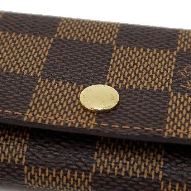 ◆ 本物 美品 ◆ LV ルイヴィトン ダミエ ミュルティクレ4 キーケース 4連キーケース 4連 保存袋 箱 N62631 < ブランド  ◆ 本物 美品 ◆ LV ルイヴィトン ダミエ ミュルティクレ4 キーケース 4連キーケース 4連 保存袋 箱 N62631 < ブランドの