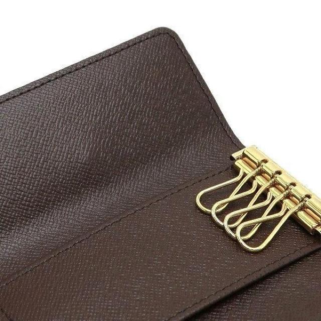 ◆ 本物 美品 ◆ LV ルイヴィトン ダミエ ミュルティクレ4 キーケース 4連キーケース 4連 保存袋 箱 N62631 < ブランド  ◆ 本物 美品 ◆ LV ルイヴィトン ダミエ ミュルティクレ4 キーケース 4連キーケース 4連 保存袋 箱 N62631 < ブランドの