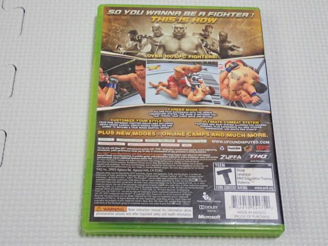 xbox360UFC UNDISPUTED 2010 CO kĔ  Q[{/\tg 
