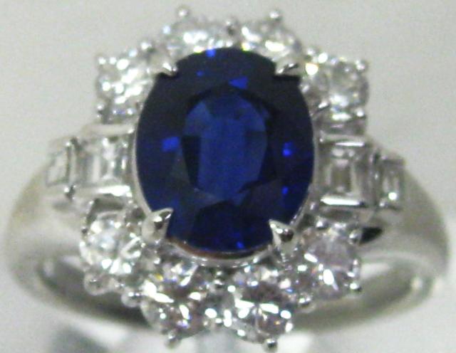 極美品Pt900プラチナリング指輪サファイヤ3.31ctダイヤ1.47ct#17 < 女性アクセサリー/時計 極美品Pt900プラチナリング指輪サファイヤ3.31ctダイヤ1.47ct#17 < 女性アクセサリー/時計の