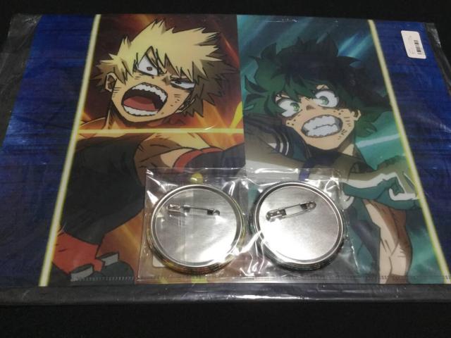 緑谷出久&爆豪勝己 クリアファイル&缶バッジ2個セット 僕のヒーローアカデミア < アニメ/コミック/キャラクター 緑谷出久&爆豪勝己 クリアファイル&缶バッジ2個セット 僕のヒーローアカデミア < アニメ/コミック/キャラクターの
