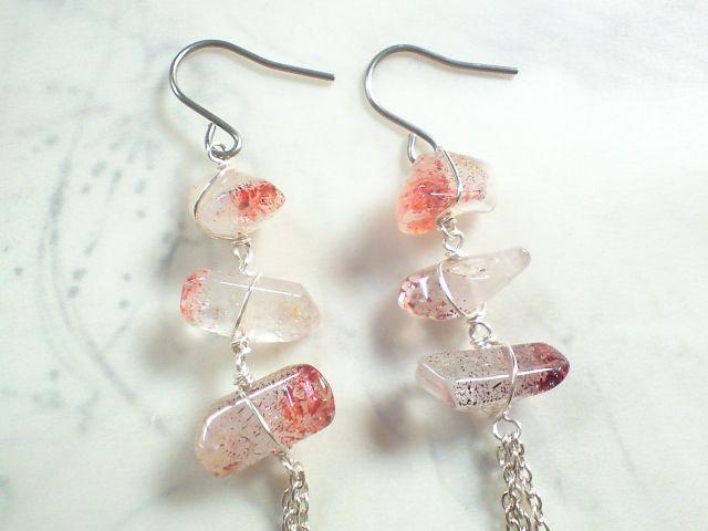 *イチゴゼリーのタッセルピアス*silver 16024 < 女性アクセサリー/時計 *イチゴゼリーのタッセルピアス*silver 16024 < 女性アクセサリー/時計の