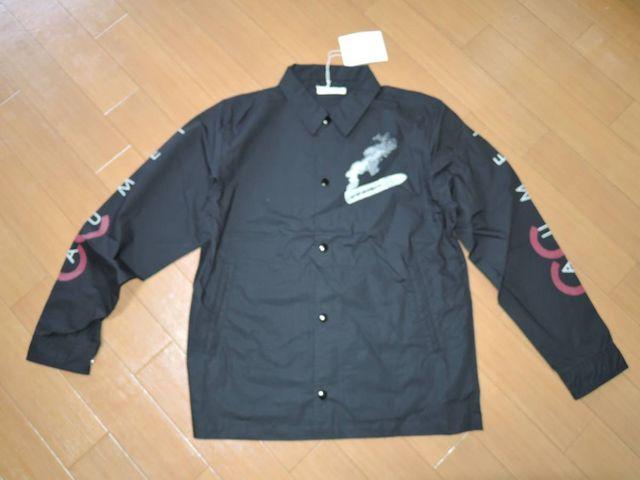 新品FLAGSTUFFコーチジャケットS黒フラッグスタッフ革命家 < 男性ファッション  新品FLAGSTUFFコーチジャケットS黒フラッグスタッフ革命家 < 男性ファッションの