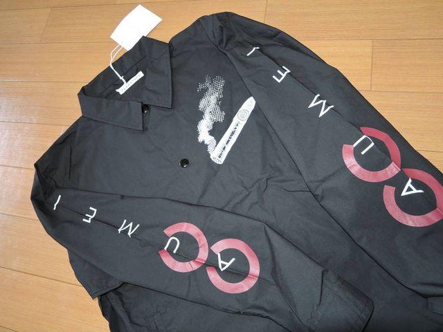 新品FLAGSTUFFコーチジャケットS黒フラッグスタッフ革命家 < 男性ファッション  新品FLAGSTUFFコーチジャケットS黒フラッグスタッフ革命家 < 男性ファッションの