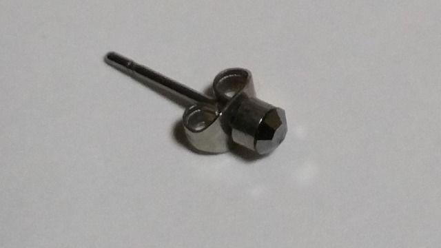 送料無料/直径3ミリ/ブラックダイアカットピアス片耳用 < 男性アクセサリー/時計 送料無料/直径3ミリ/ブラックダイアカットピアス片耳用 < 男性アクセサリー/時計の