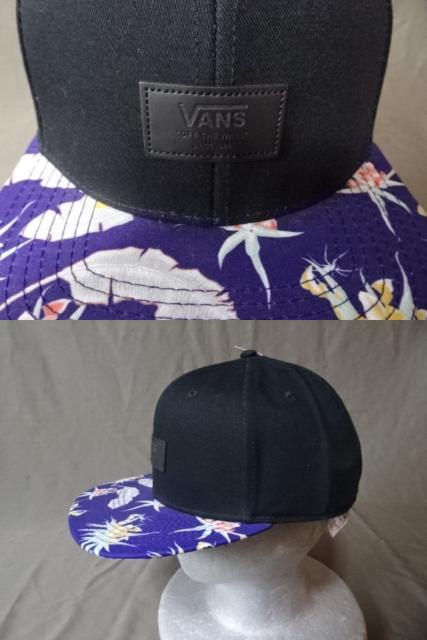 USA購入 アメカジ バンス ロゴマーク付 ツバ柄モノ キャップ < 男性ファッション  USA購入 アメカジ バンス ロゴマーク付 ツバ柄モノ キャップ < 男性ファッションの