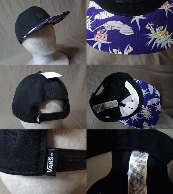 USA購入 アメカジ バンス ロゴマーク付 ツバ柄モノ キャップ < 男性ファッション  USA購入 アメカジ バンス ロゴマーク付 ツバ柄モノ キャップ < 男性ファッションの